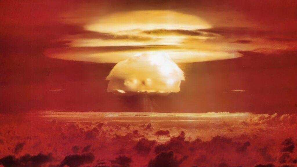 On 30 October 1961 the Soviet Union detonated a single bomb called Tsar Bomba over the Arctic — and its 50-megaton blast was more powerful than every bomb, shell and explosive used by every nation in the entire Second World War, ten times over