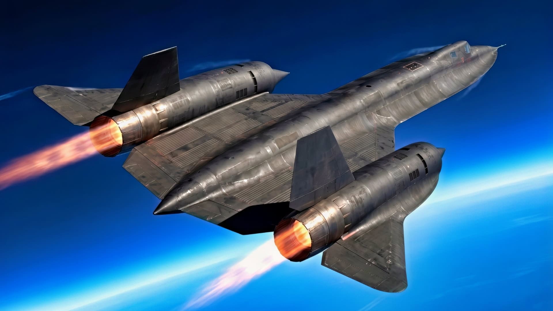 SR-71 Blackbird Hitting Mach 3 or More