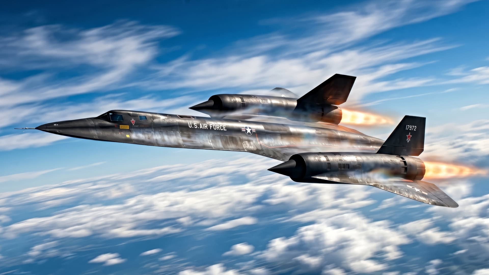 SR-71 Blackbird Mach 3.56