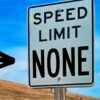 Speed Limit None in Montana