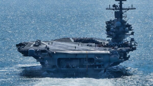 USS George H.W. Bush Heading Out to Sea