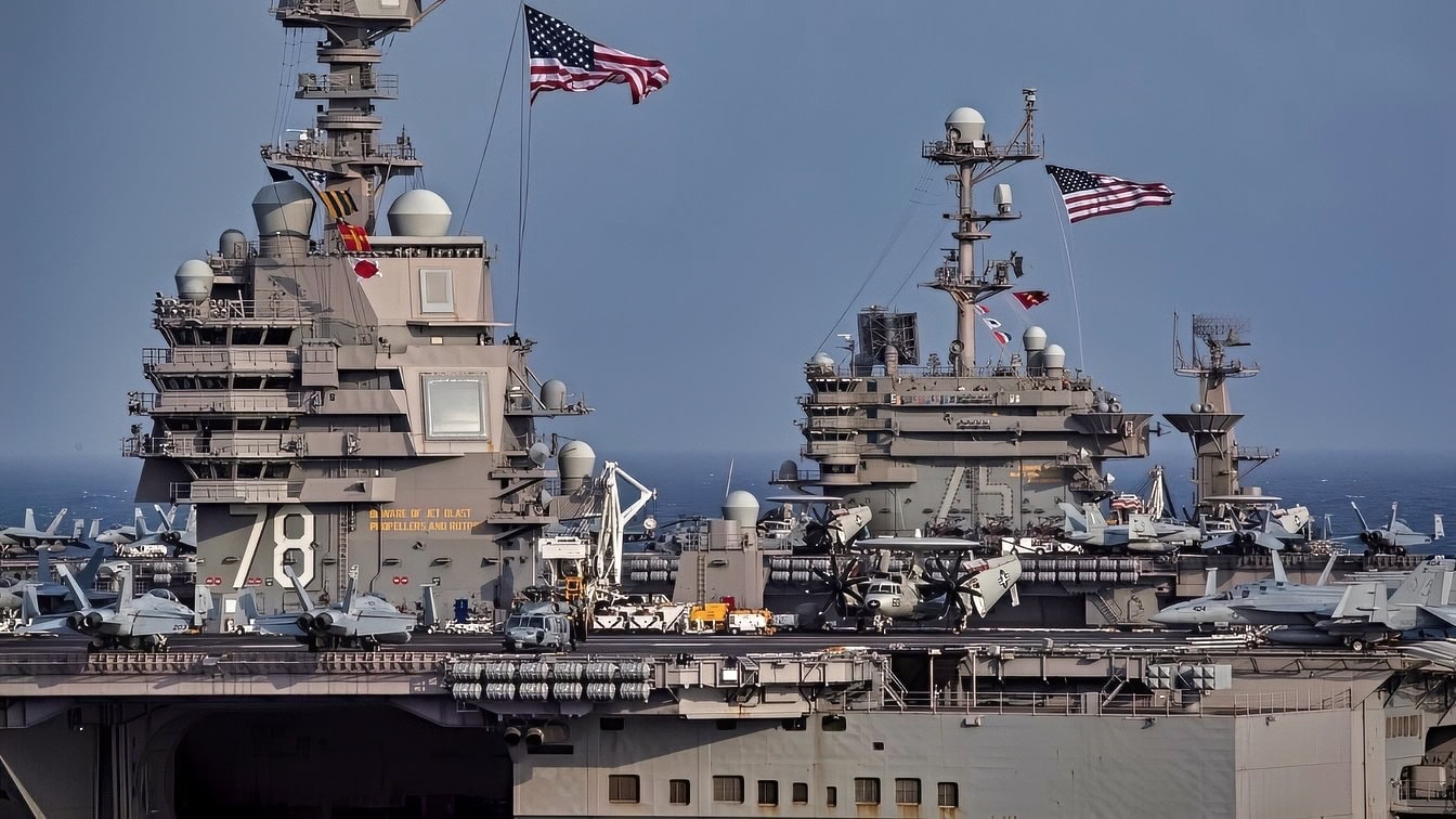 Day 295. The Ford's crew has been at sea since June. The Vietnam-era record is next. A laundry fire forced repairs in Crete and Croatia. Reports say 12-14 months to fix. In 1942, the Yorktown was repaired in 3 days after a 551-pound bomb plunged 50 feet into the ship. Admiral Nimitz demanded it. They delivered.