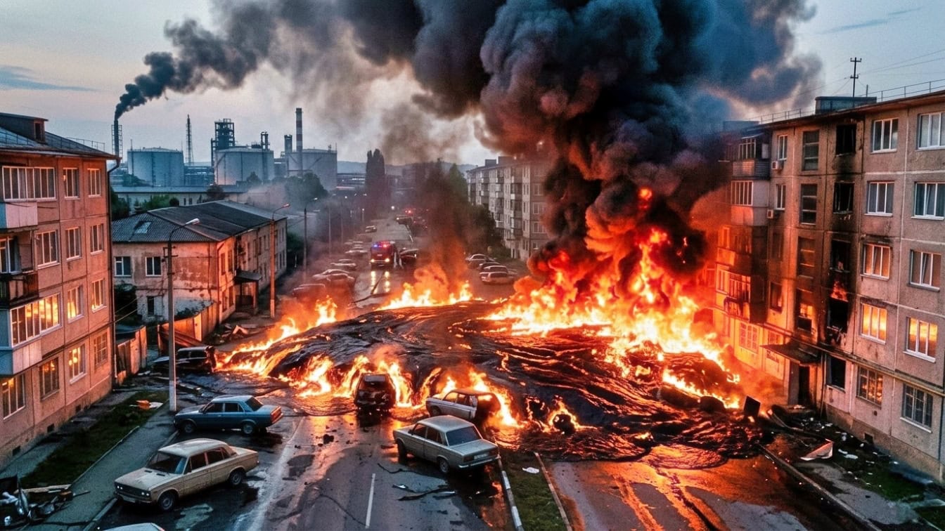 Ukraine Drone Attack and the 'Lava'