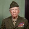 General George Patton Sitting at Desk