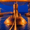 Seawolf-Class Submarine Docked