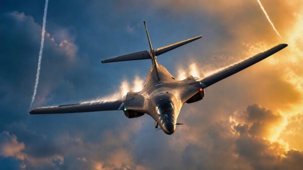 B-1B Lancer Bomber Artist Rendition