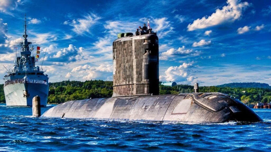 Canadian Victoria-Class Submarine Photo