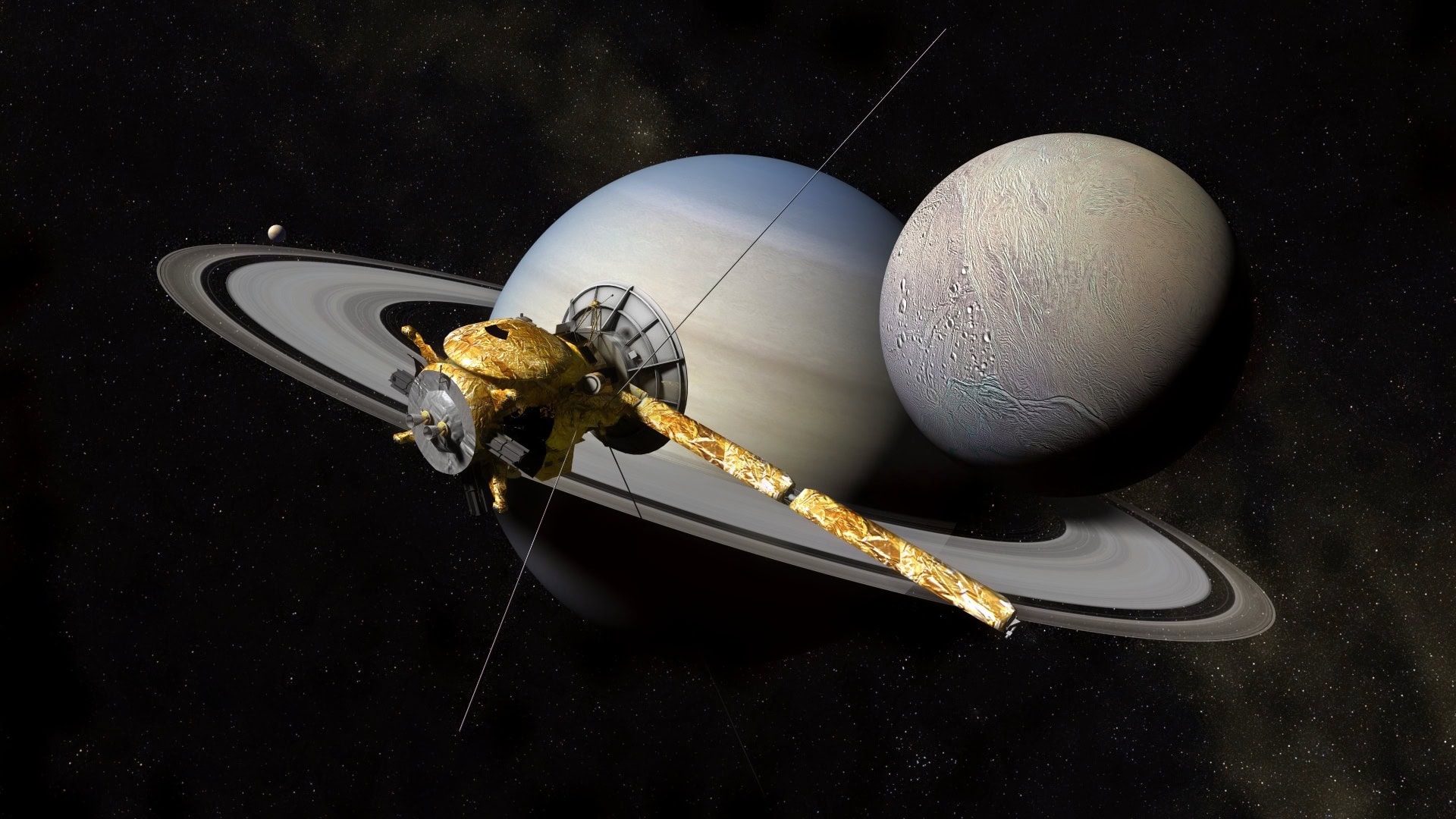Cassini Saturn Probe NASA Photo