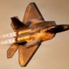 U.S. Air Force Capt. Nick “Laz” Le Tourneau, pilot and commander of the F-22 Raptor Aerial Demonstration Team, performs an aerial demonstration during the 52nd Annual SUN 'n FUN Aerospace Expo in Lakeland, Florida, April 18, 2026. Capt. Le Tourneau showcased the unmatched capabilities of the F-22 to the SUN ‘n FUN crowds by performing multiple series of combat maneuvers. (U.S. Air Force photo by Staff Sgt. Lauren Diaz)