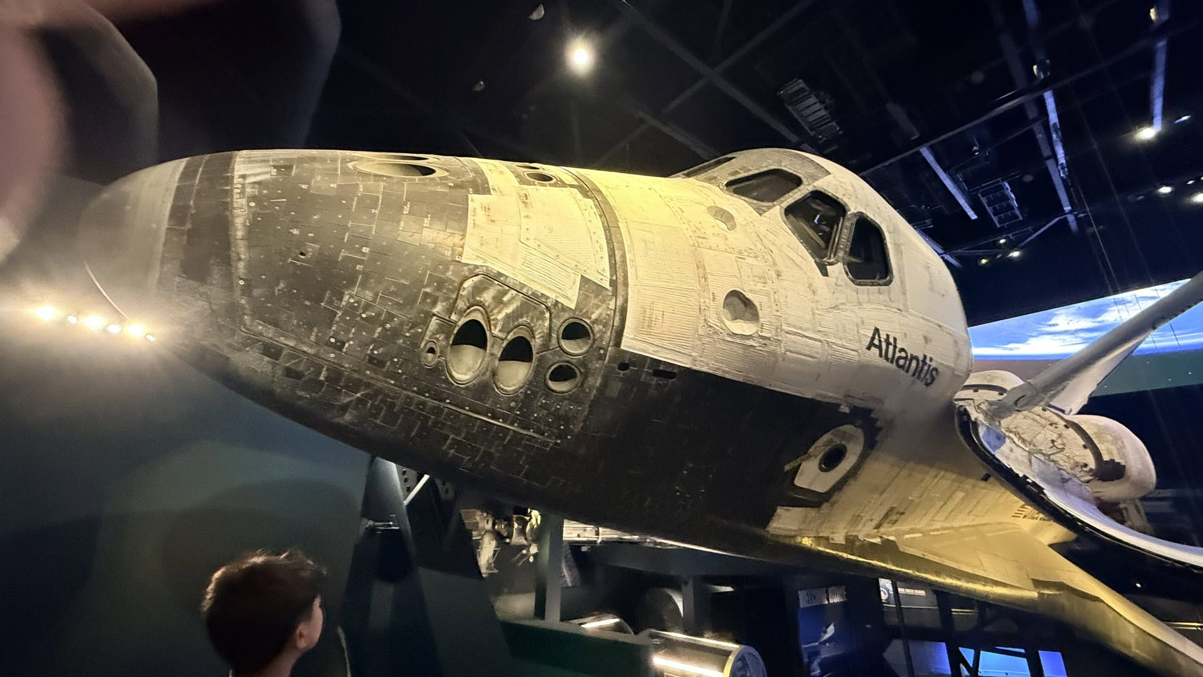 Space Shuttle Atlantis from NASA's Kennedy Space Center. Image Taken by 19FortyFive.com on 6/28/2026. 