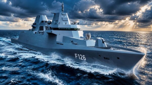 German Navy Frigate
