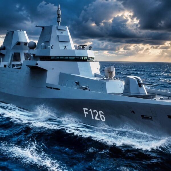 German Navy Frigate