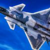 J-20 Stealth Fighter in Camo Paint
