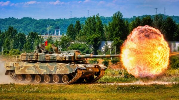 K2 Black Panther Tank Firing