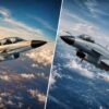 Lavi Fighter and J-10 Fighter from China