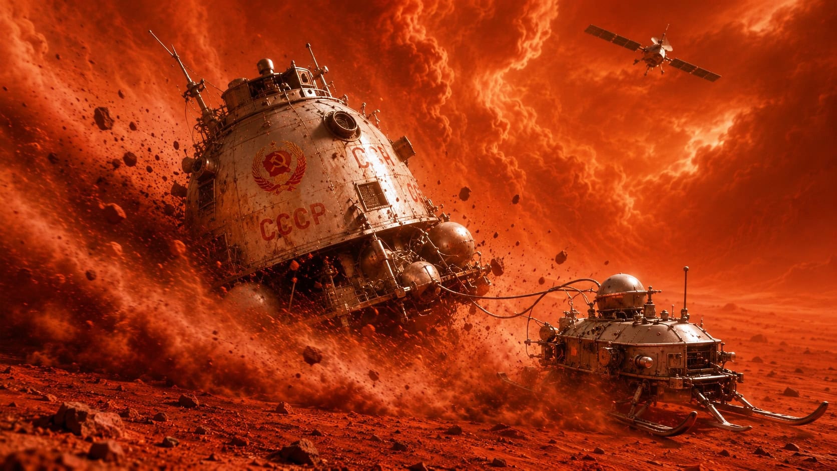 Mars USSR Rover Landing
