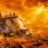 NASA Lander on Venus Artist Rendition