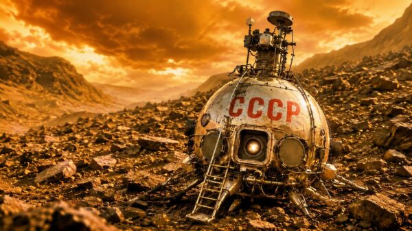 Russian Space Probe on Venus