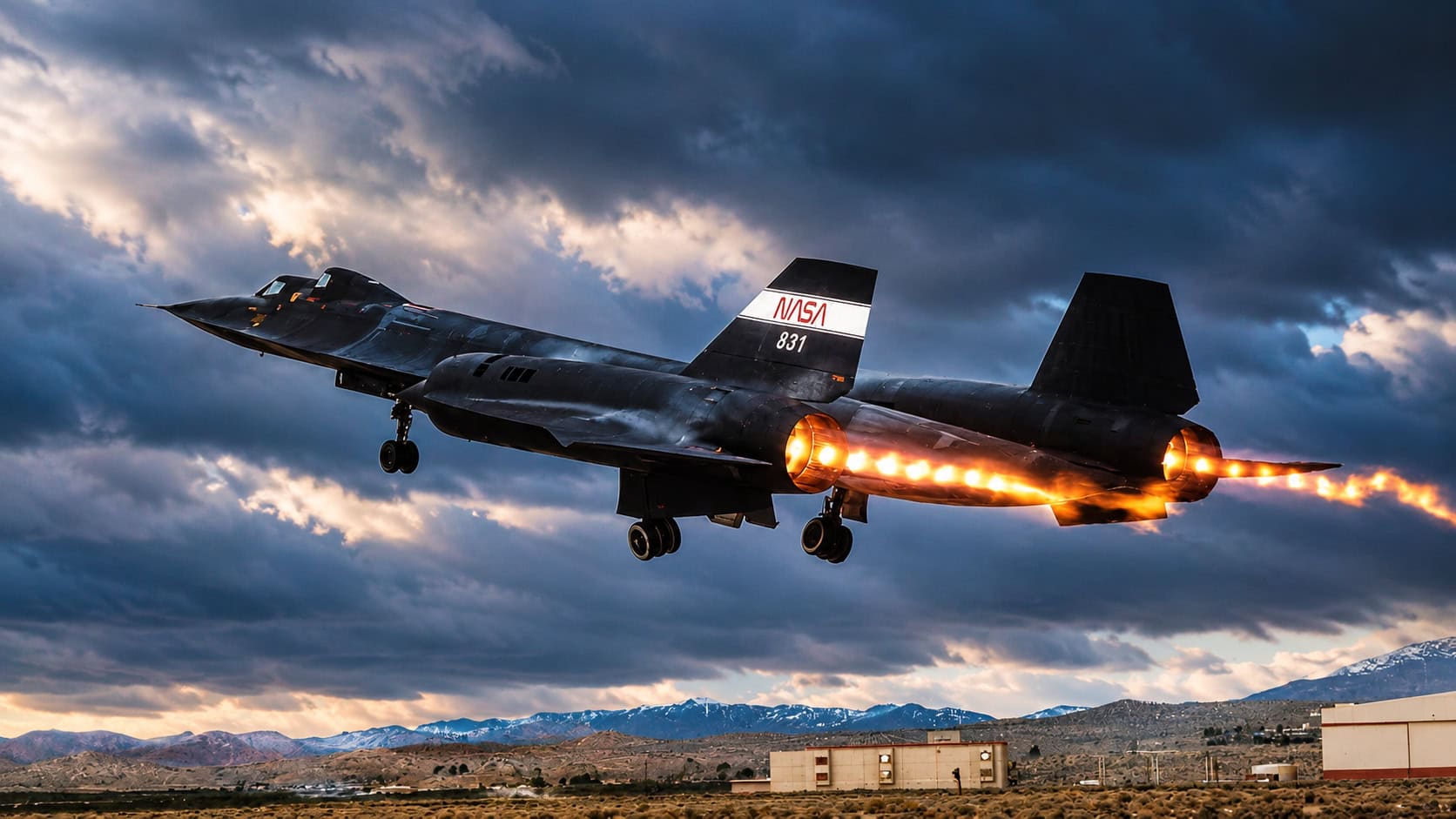 SR-71 from NASA Artist Rendering