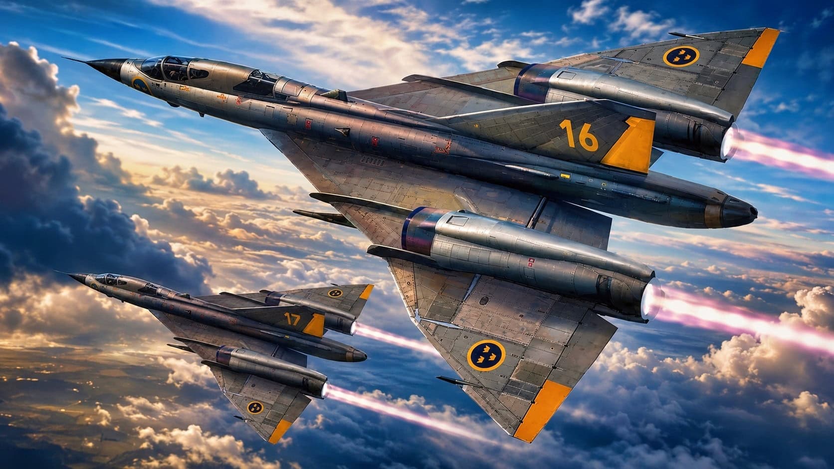 Saab 36 Bomber Artist Rendition 2026