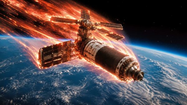 Skylab Burning In Earth's Atmosphere