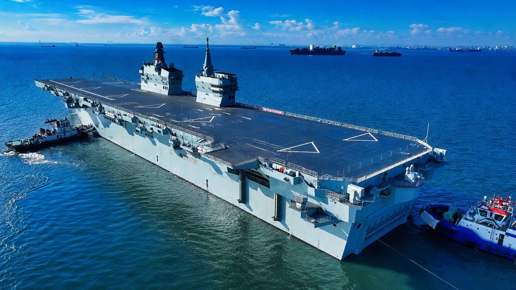 Type 076 Drone Aircraft Carrier from China