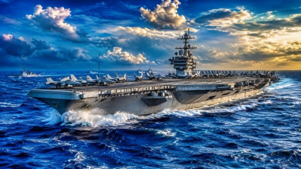 USS Nimitz Aircraft Carrier Artist Rendering