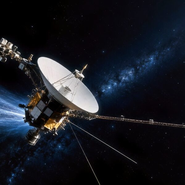 Voyager 2 Moving at Top Speed in Space