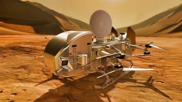 Dragonfly NASA Artist Rendering