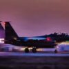 A U.S. Air Force F-15E Strike Eagle aircraft takes off at a base in the Middle East, April 28, 2026. The F-15 is an all-weather, extremely maneuverable, tactical fighter designed to permit the Air Force to gain and maintain air supremacy over the battlefield. (U.S. Air Force photo by Master Sgt. Nathan Lipscomb)