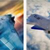 F-47 and X-36 Creative Commons Images