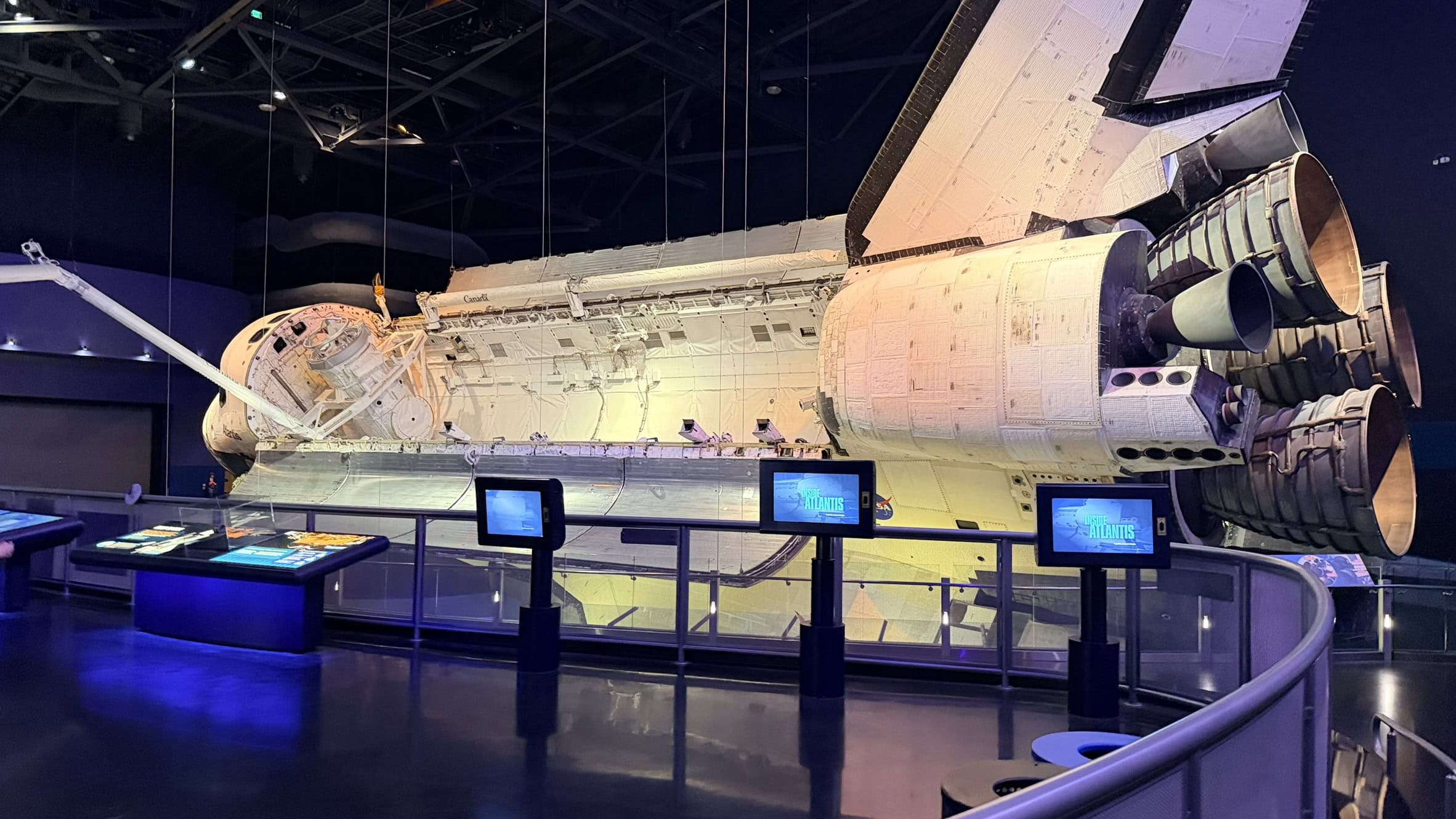 NASA Space Shuttle Atlantis at the Kennedy Space Center. 19FortytFive Image by Harry J. Kazianis.