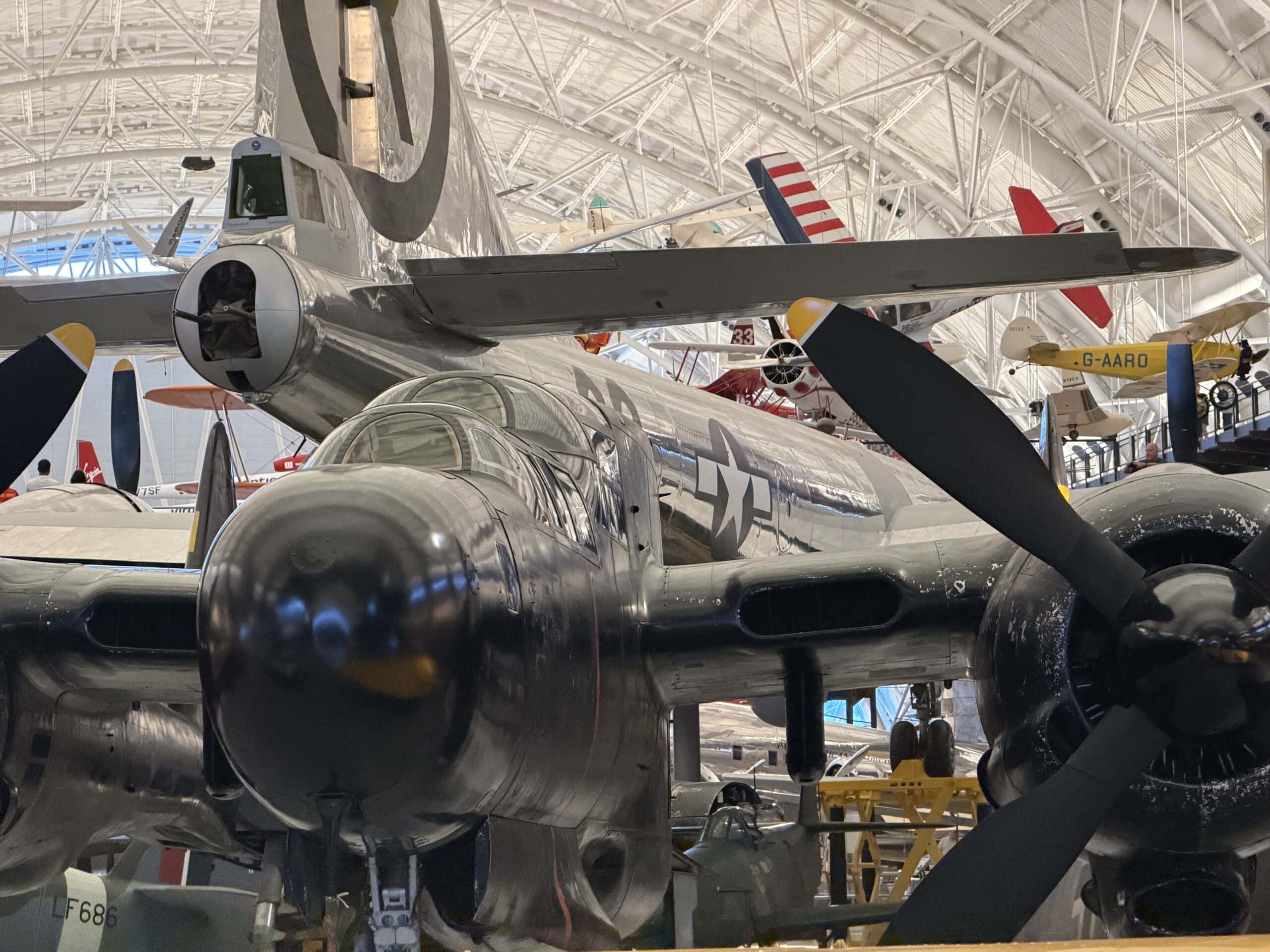 Northrop P-61 Black Widow. Image taken by 19FortyFive staff on July 8, 2026 at the Smithsonian.