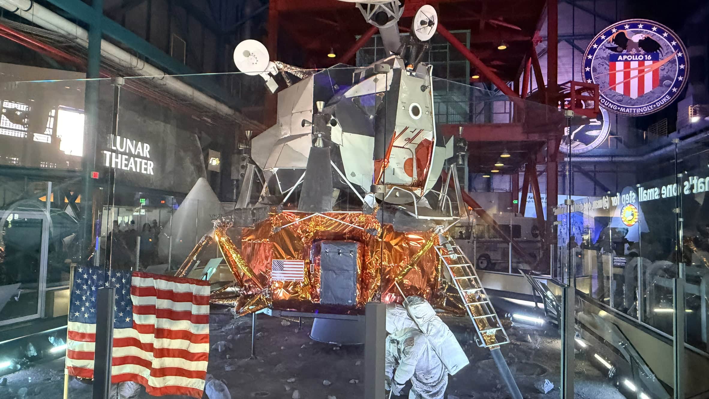 Apollo 11 and Saturn V Exhibit at the Kennedy Space Center. Taken on 6/28/2026 by 19FortyFive.com