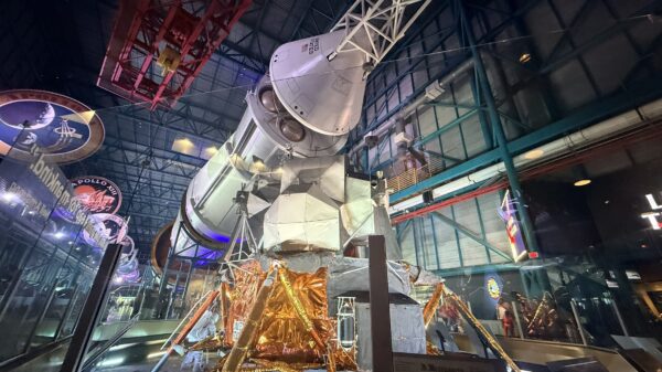 Apollo 11 and Saturn V Exhibit at the Kennedy Space Center. Taken on 6/28/2026 by 19FortyFive.com