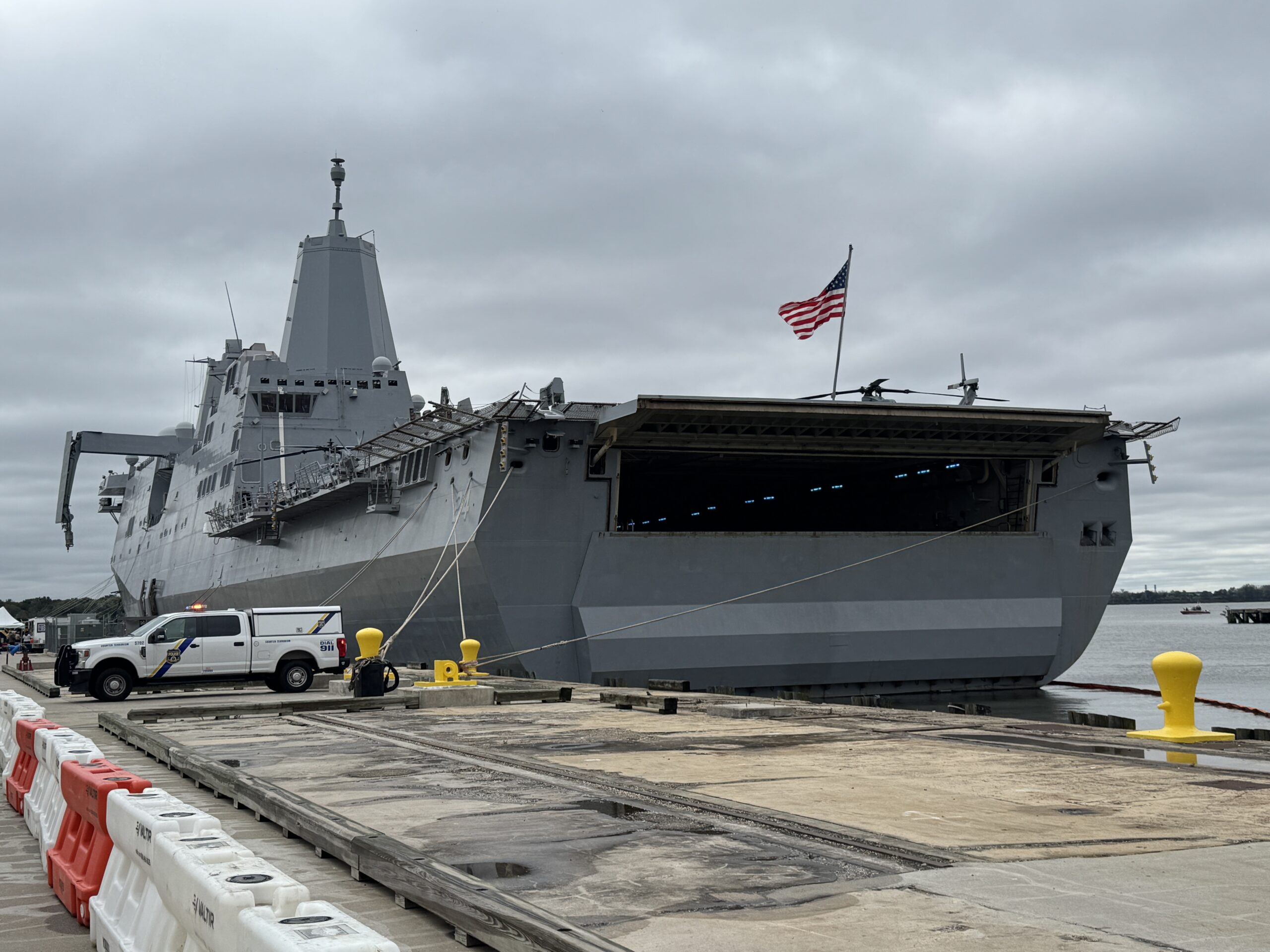 USS Arlington at 2025 Fleet Week. Image Credit: 19FortyFive.com 