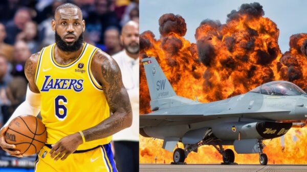 Lebron and F-16 Creative Commons Images