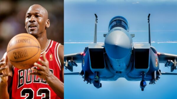 Michael Jordan and F-15 Creative Commons Images