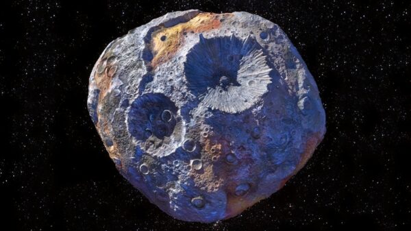 Psyche Asteroid Artist's Concept NASA Photo