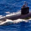 Virginia-class submarine USS North Carolina (SSN-777) sails during the at-sea phase of Exercise Rim of the Pacific (RIMPAC) 2024. Twenty-nine nations, 40 surface ships, three submarines, 14 national land forces, more than 150 aircraft and 25,000 personnel are participating in RIMPAC in and around the Hawaiian Islands, June 27 to Aug. 1. The world’s largest international maritime exercise, RIMPAC provides a unique training opportunity while fostering and sustaining cooperative relationships among participants critical to ensuring the safety of sea lanes and security on the world’s oceans. RIMPAC 2024 is the 29th exercise in the series that began in 1971. (U.S. Navy photo by Mass Communication Specialist 2nd Class Terrin Hartman)