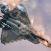 U.S. Air Force Capt. Nick “Laz” Le Tourneau, pilot and commander of the F-22 Raptor Aerial Demonstration Team, performs an aerial demonstration for the Chicago Air and Water Show in Chicago, Illinois, August 16, 2026. Le Tourneau showcased the aircraft’s performance capabilities through a series of planned maneuvers designed to highlight its speed, agility and operational employment. (U.S. Air Force photo by Staff Sgt. Mary Bowers)