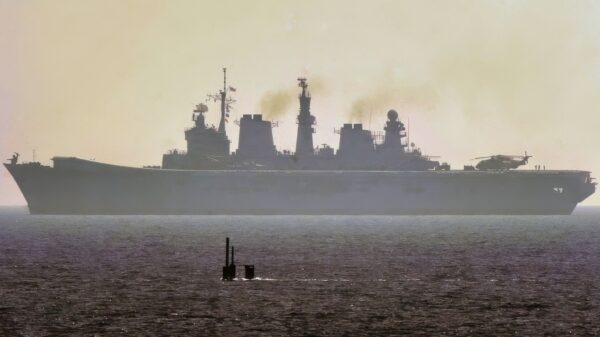 HMS Illustrious and USS Dallas Creative Commons Photo
