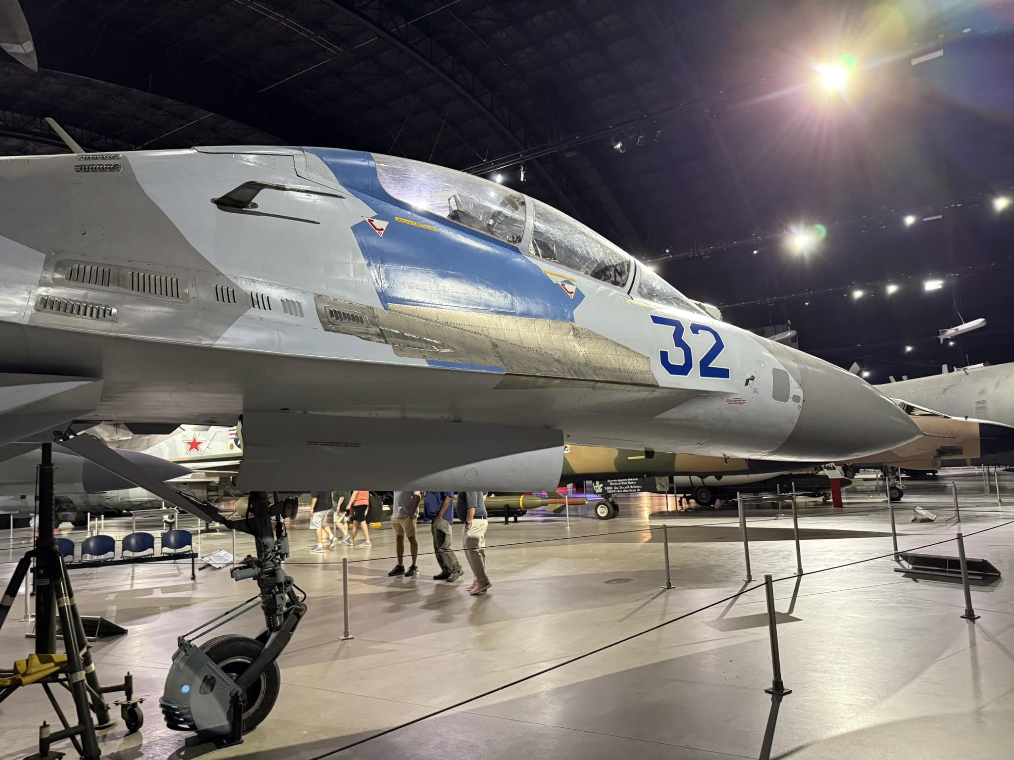Su-27 from the National Museum of the US Air Force in July 2025. 19FortyFive.com Image. 