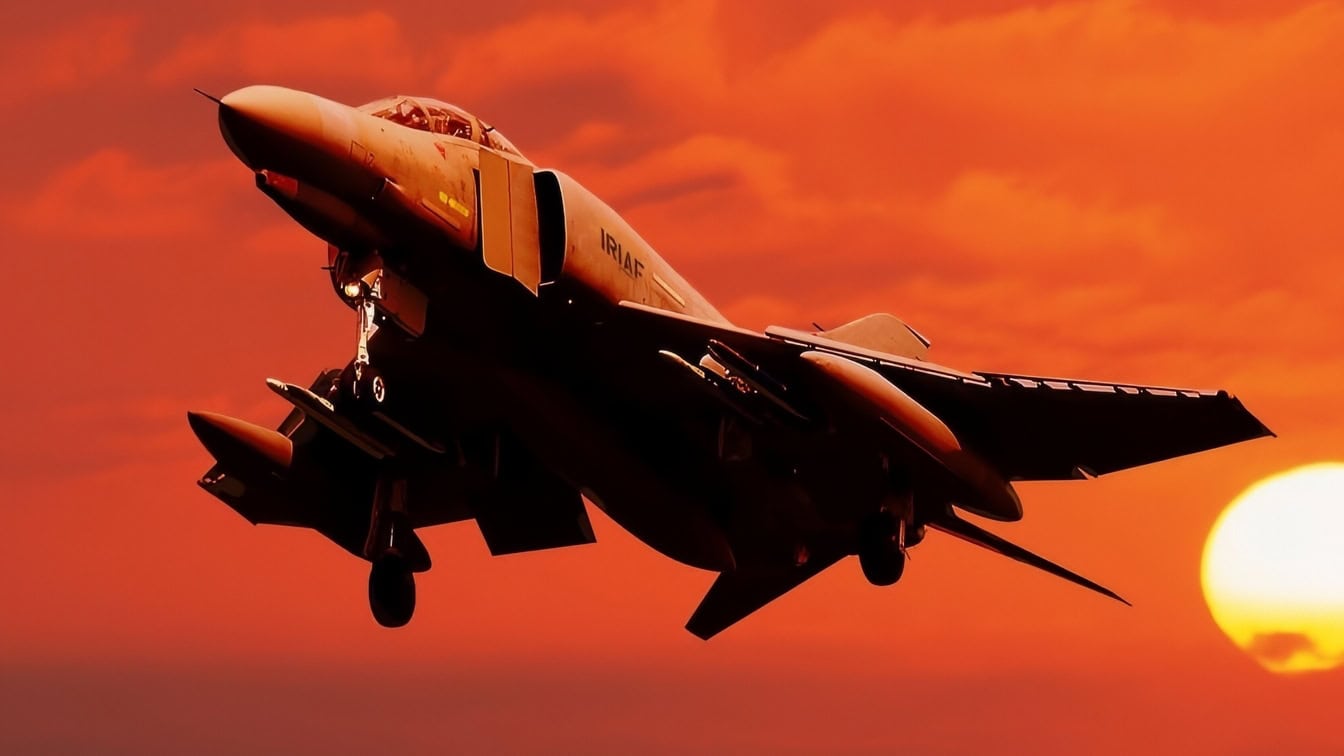 Iran F-4 Phantom Fighter Creative Common Art Work