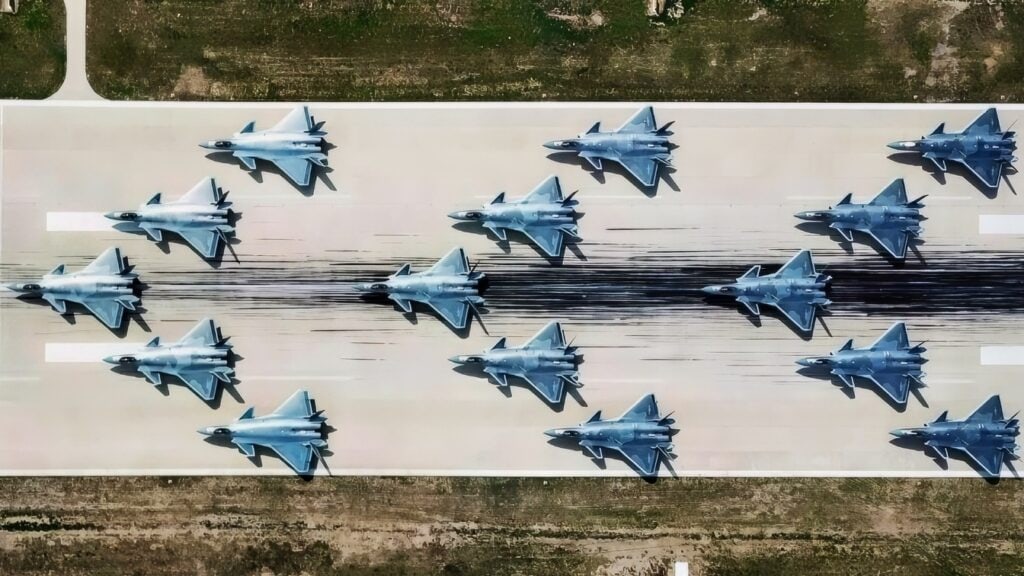 J-20 Elephant Walk PLAAF Photo
