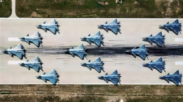 J-20 Elephant Walk PLAAF Photo