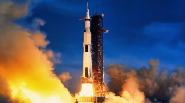 Saturn V Launch NASA Photo
