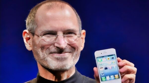 Steve Jobs Creative Commons Photo with iPhone Apple