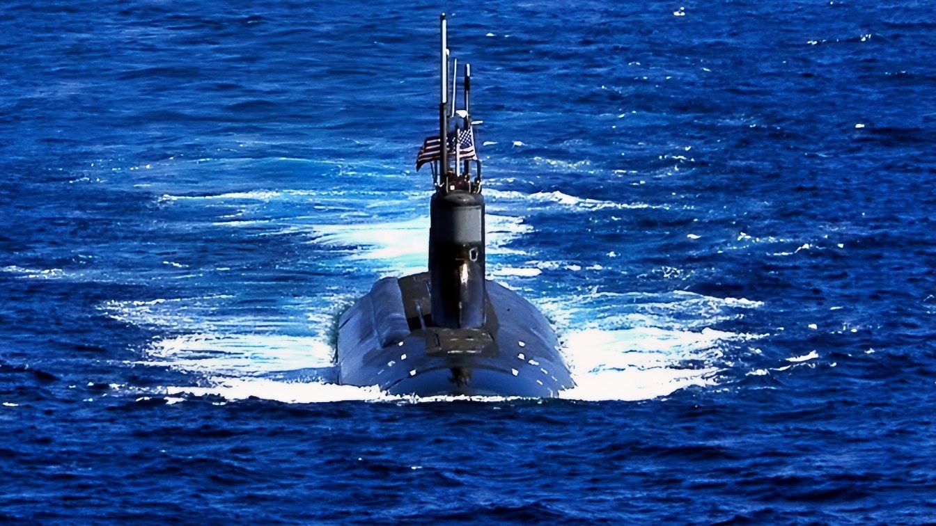 PACIFIC OCEAN (Feb. 12, 2009) The Seawolf-class submarine USS Seawolf (SSN 21), bottom, Japanese destroyer JS Oonami (DD 111), left, and the Nimitz-class aircraft carrier USS John C. Stennis (CVN 74) steam in formation during a photo exercise following a successful Under Sea Warfare Exercise involving the John C. Stennis Carrier Strike Group, Japan Maritime Self-Defense Force and other naval vessels operating in the 7th Fleet. Stennis is on a scheduled six-month deployment to the western Pacific Ocean. (U.S. Navy photo by Mass Communication Specialist 3rd Class Walter M. Wayman/ Released)