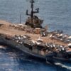USS Coral Sea Aircraft Carrier in 1986
